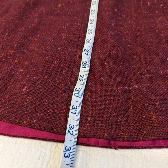 VINTAGE James Purcell Fuchsia Boucle Tweed Strapless Dress 10 Party Cocktail - Picture 14 of 15